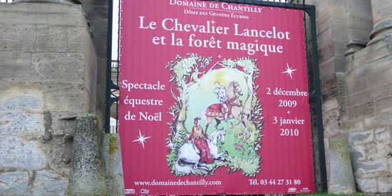 Chantilly, affiche