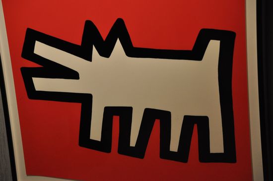 Loup de keith haring